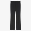 Women Givenchy Pants | Tailored Pants In Tricotine Wool And Mohair Black