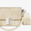 Women Givenchy 4G | Small 4G Bag In Lurex Embroidery With Chain Dusty Gold