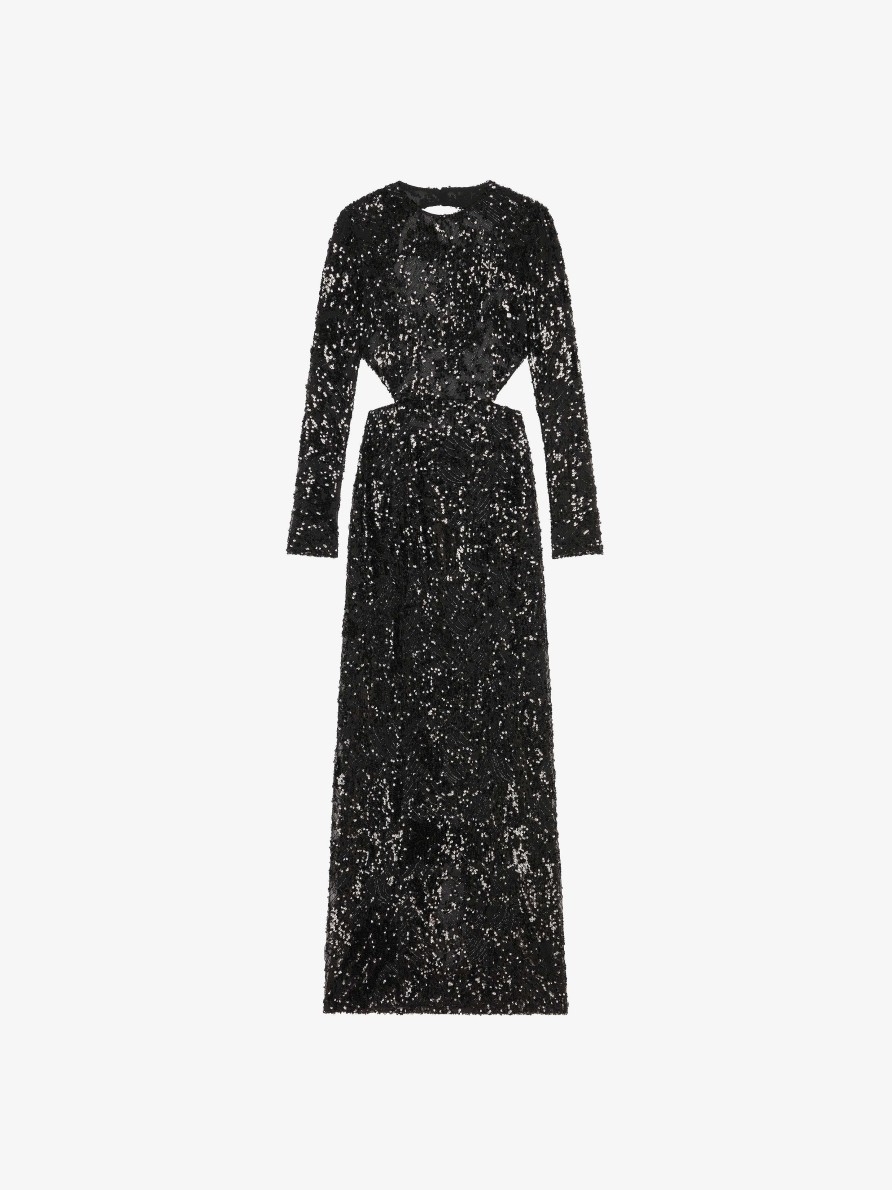 Women Givenchy Dresses | Evening Dress With Sequins Black