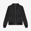 Men Givenchy Outerwear & Blousons | Reversible Bomber Jacket In Leather Black