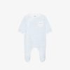 Men Givenchy Baby (1 Month To 3 Years) | Givenchy 4G Pyjama In Cotton Baby Blue/White