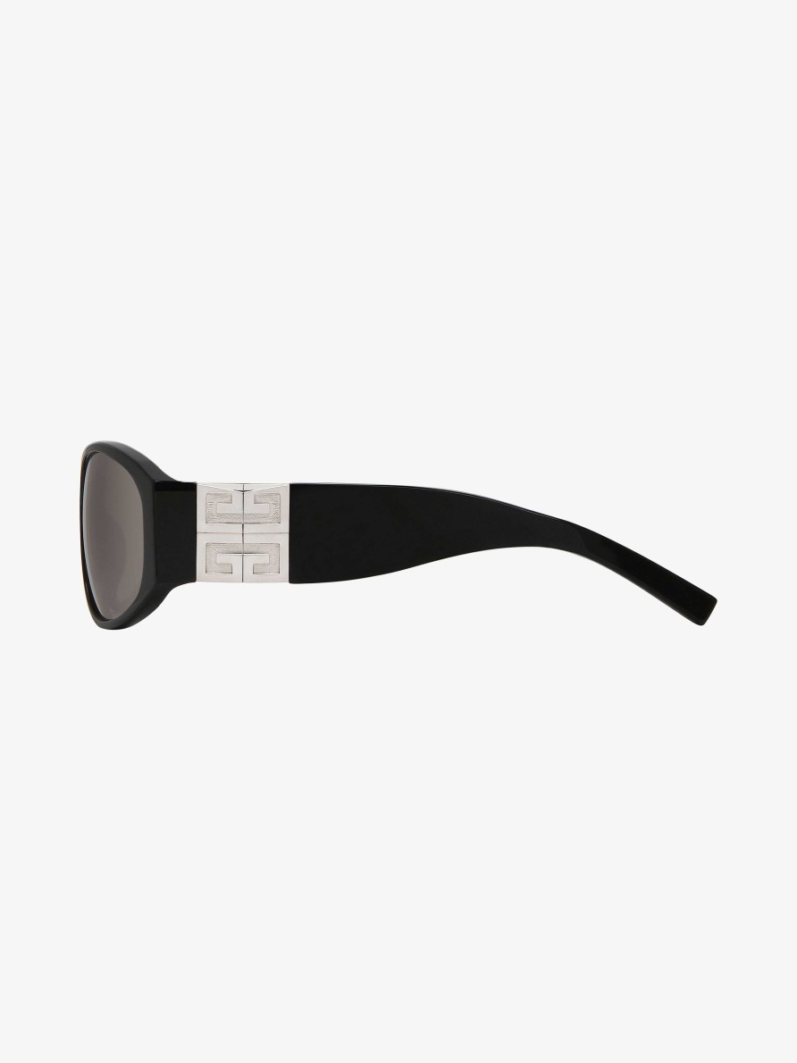 Men Givenchy Sunglasses | 4G Unisex Sunglasses In Acetate Black