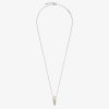 Men Givenchy Jewelry | G Tears Necklace In Metal Silvery