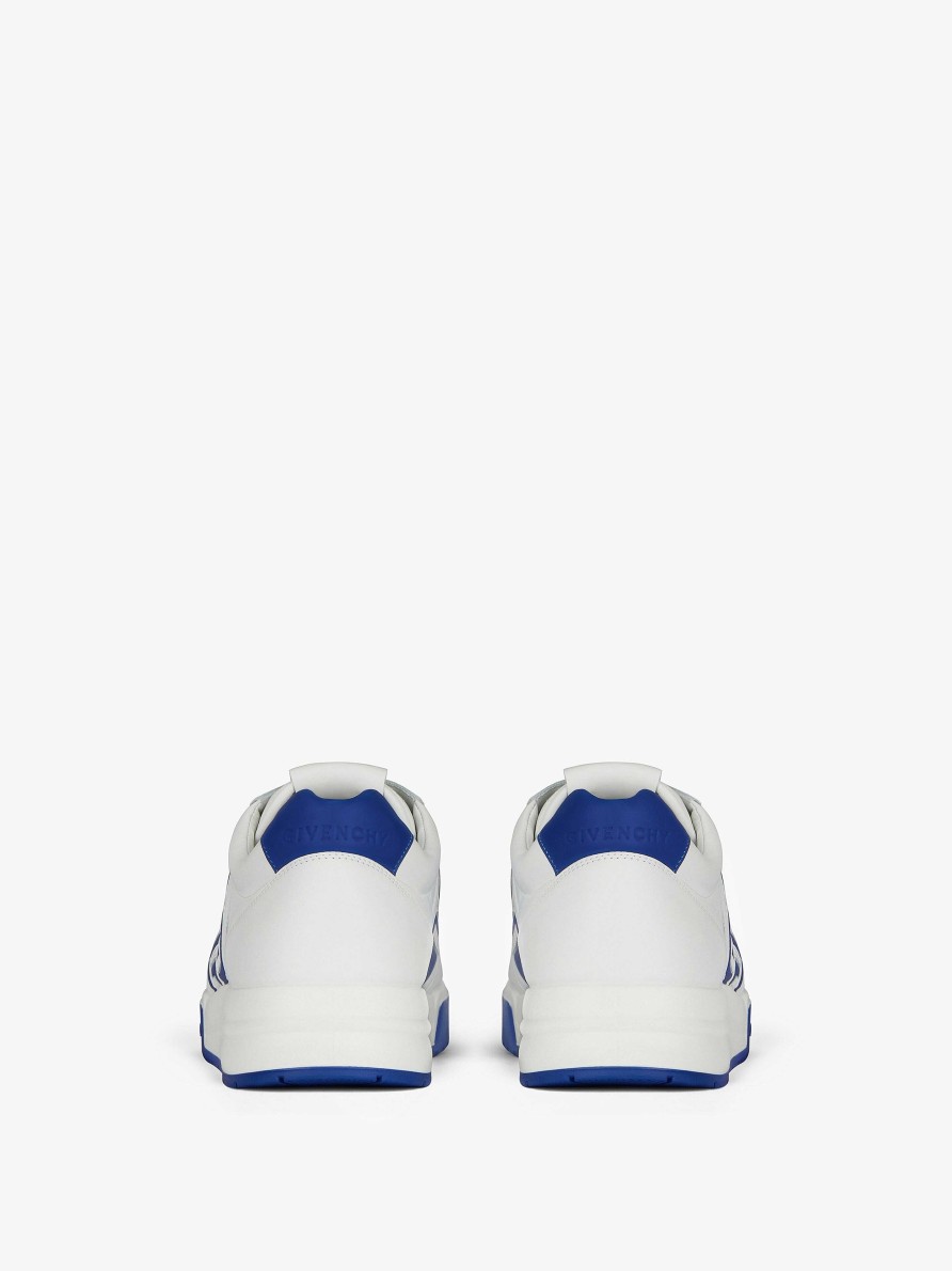 Men Givenchy G4 | G4 Sneakers In Leather White/Blue