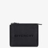 Men Givenchy Small Leather Goods | Givenchy Travel Pouch In 4G Nylon Black