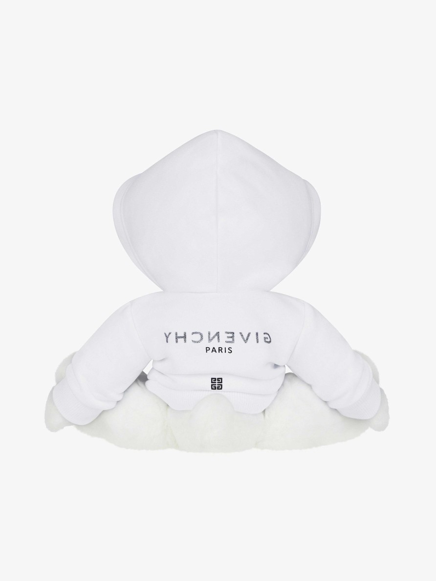 Men Givenchy Boy (4 To 12 Years) | Givenchy Reverse Teddy Bear In Fleece White