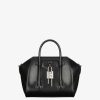 Women Givenchy Antigona | Mini Antigona Lock Bag In Box Leather Black