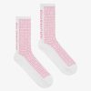 Women Givenchy Girl (4 To 12 Years) | Socks In 4G Jacquard White/Pink