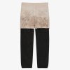 Men Givenchy Pants | Jogger Pants With Cotton Carpenter Skirt Black/Beige