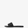 Women Givenchy Slides & Sandals | 4G Sandals In Leather Black