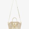 Women Givenchy Antigona | Mini Antigona Lock Bag In Satin With Strass Blond