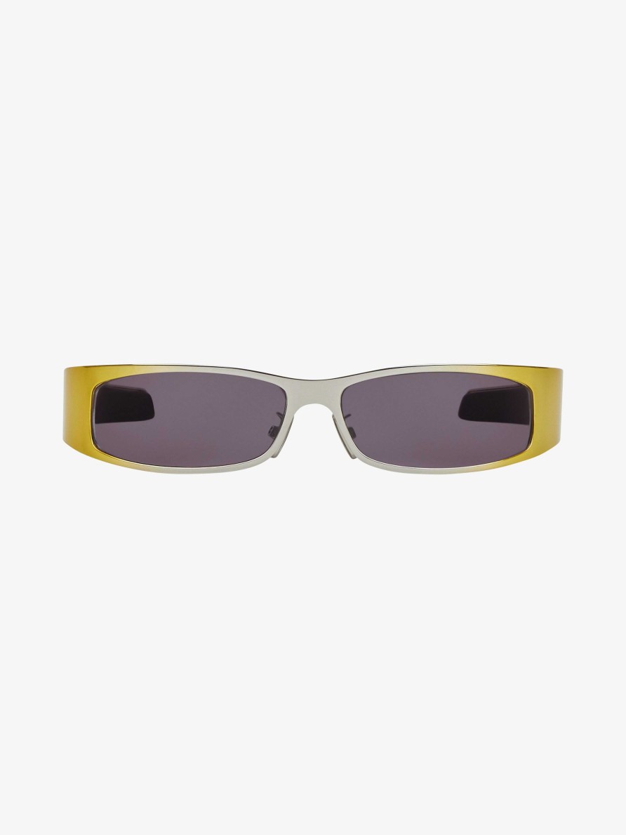 Women Givenchy Sunglasses | G Scape Sunglasses In Metal Dark Yellow