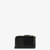 Women Givenchy Small Leather Goods | G-Cut Zipped Card Holder In 4G Embroidered Canvas Black