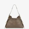 Women Givenchy Voyou | Medium Voyou Bag In Leather Taupe