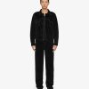 Men Givenchy Outerwear & Blousons | Jacket In Flocked Denim With Velvet Effect Black