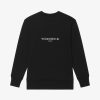 Men Givenchy Sweatshirts & Hoodies | Classic Fit Sweatshirt With Givenchy Reverse Print Black