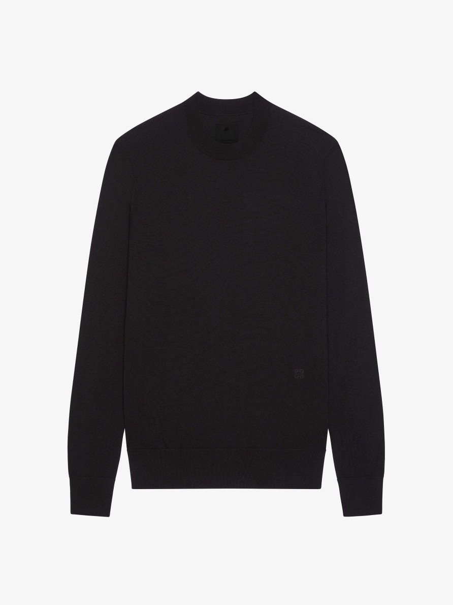 Men Givenchy Knitwear | Sweater In Wool And Cashmere Black