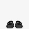 Men Givenchy Slides & Sandals | Marshmallow Flat Sandals In Rubber Black