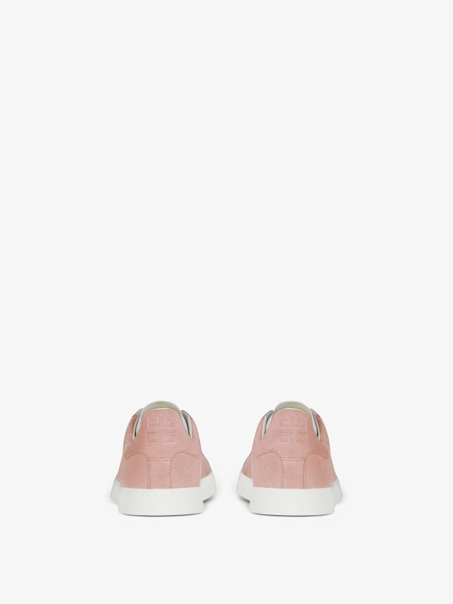 Women Givenchy Sneakers | Town Sneakers In Suede Old Pink