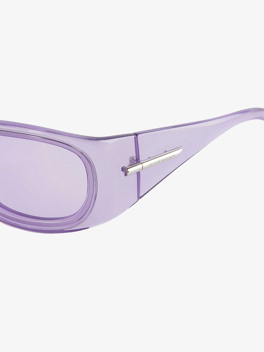 Women Givenchy Sunglasses | G180 Sunglasses In Injected And Metal Lilac