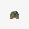 Men Givenchy Beanies & Caps | Givenchy Cap In Ripped & Repaired Camo Denim Brown/Khaki