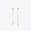 Women Givenchy Jewelry | G Link Asymmetrical Earrings Golden/Silvery