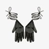 Women Givenchy Other Accessories | Mini Asymmetrical Gloves In 4G Tulle Black