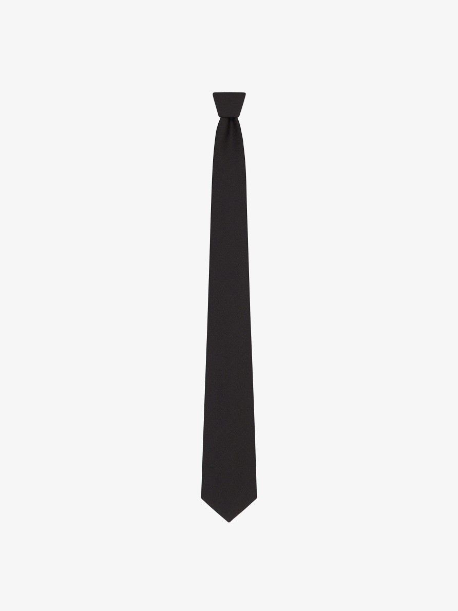 Men Givenchy Scarves & Ties | Napoli Tie In Silk Black