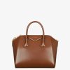 Women Givenchy Antigona | Small Antigona Bag In Box Leather Walnut Brown