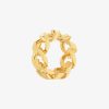 Men Givenchy Jewelry | G Chain Ring In Metal Golden Yellow