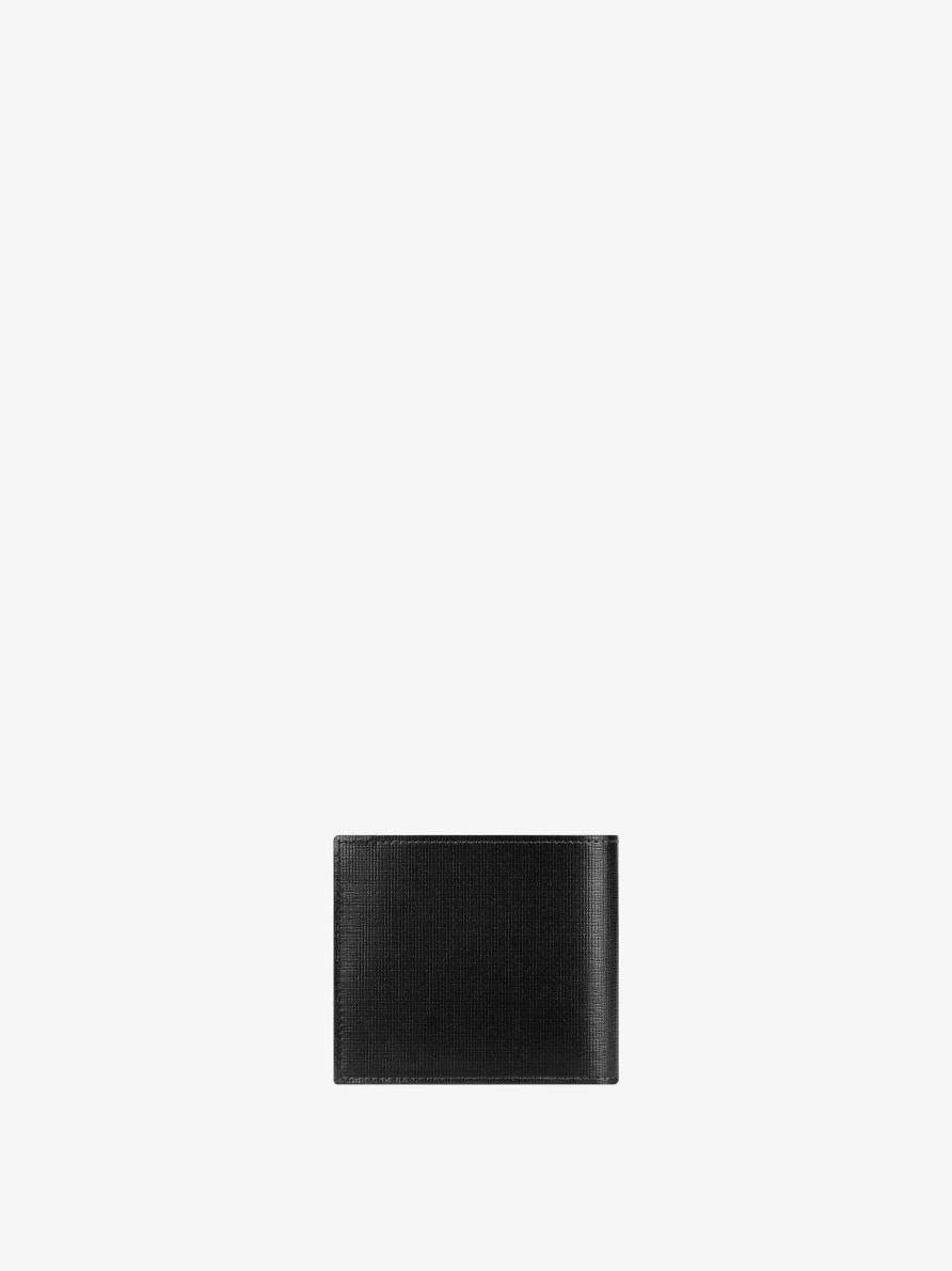 Men Givenchy Small Leather Goods | Wallet In 4G Classic Leather Black