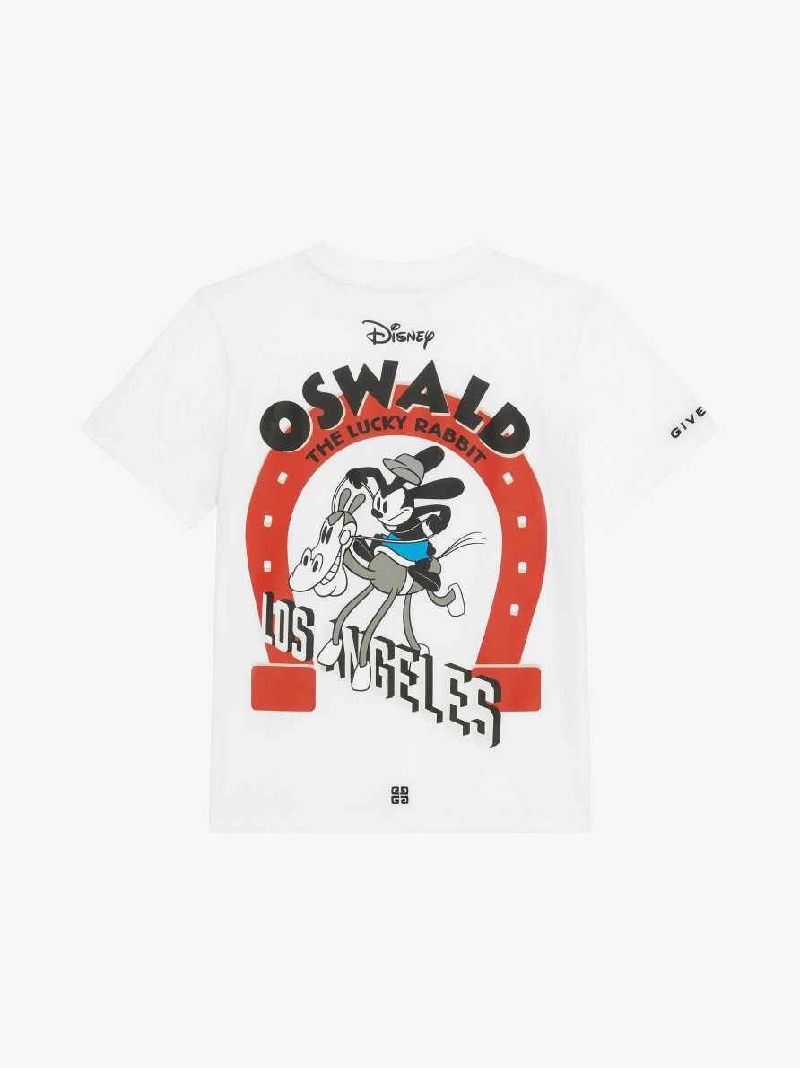 Men Givenchy Boy (4 To 12 Years) | Oswald T-Shirt In Cotton White