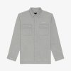 Men Givenchy Shirts | Shirt In Fleece Light Grey Melange