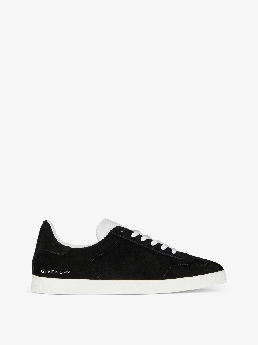 Men Givenchy Sneakers | Town Sneakers In Suede Black