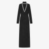 Women Givenchy Dresses | Dress In Lurex With Floral Jacquard Black