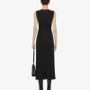 Women Givenchy Dresses | Draped Dress In Crepe Black