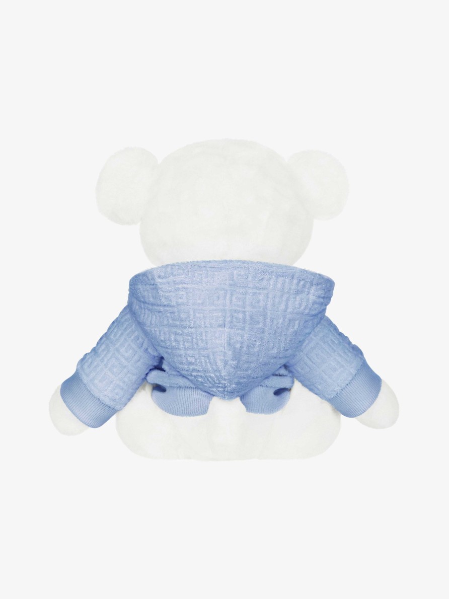 Men Givenchy Boy (4 To 12 Years) | Givenchy Teddy Bear In Faux Fur Light Blue