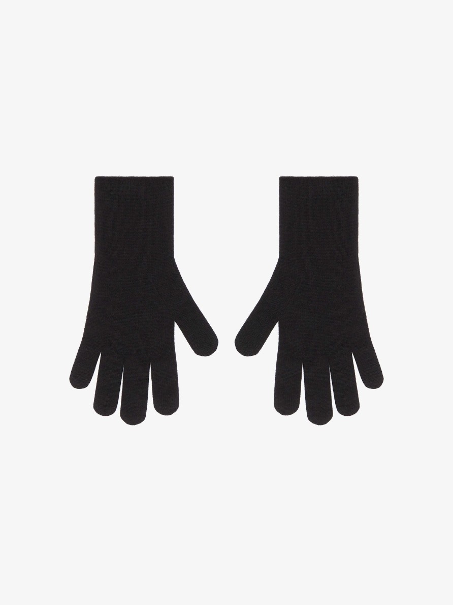 Men Givenchy Other Accessories | Gloves In Cashmere Black