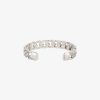 Women Givenchy Jewelry | G Chain Bracelet In Metal With Crystals Silvery