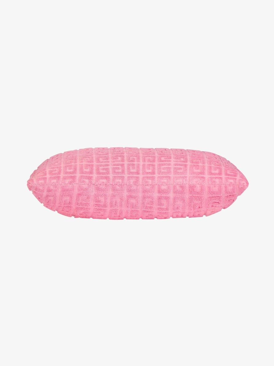 Women Givenchy Other Accessories | Beach Pillow In 4G Cotton Towelling Jacquard Old Pink