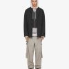 Men Givenchy Pants | Casual Jumpsuit In Cotton Stone Grey