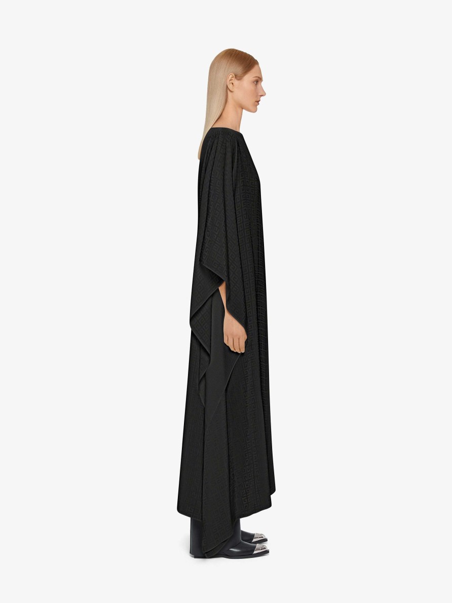 Women Givenchy Dresses | Kaftan In 4G Jacquard Black