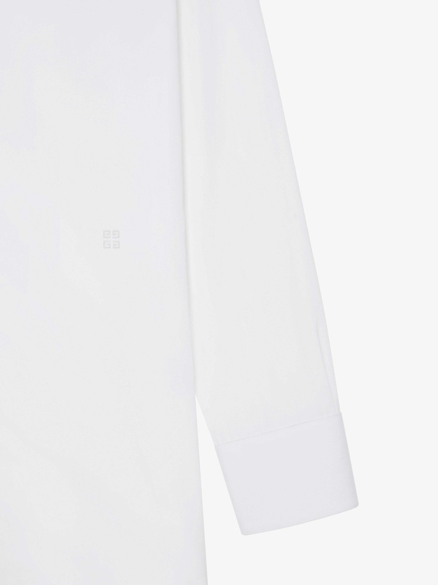 Men Givenchy Shirts | Shirt In Poplin White