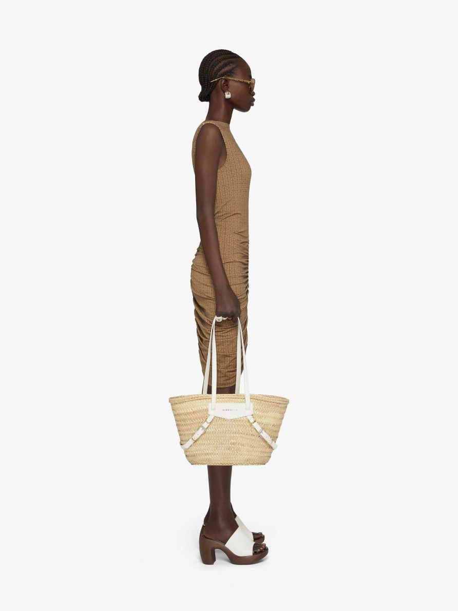 Women Givenchy Dresses | Ruched Dress In 4G Jersey Khaki