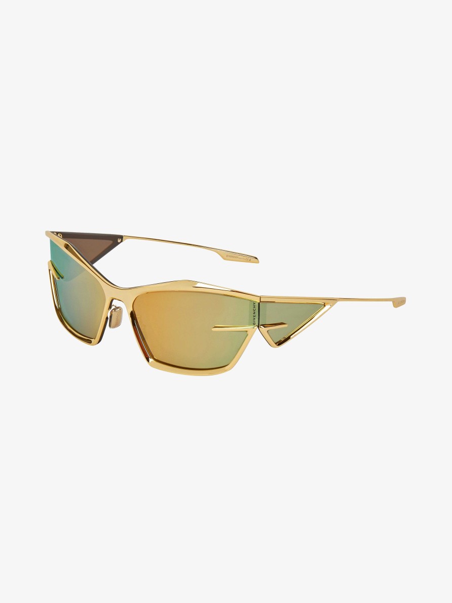 Men Givenchy Sunglasses | Giv Cut Unisex Sunglasses In Metal Golden