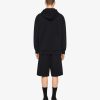 Men Givenchy Shorts | Bermuda Shorts In Fleece With Givenchy Lnfinity Print Black