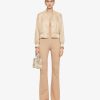 Women Givenchy Pants | Flare Pants In 4G Mini Jacquard Tan