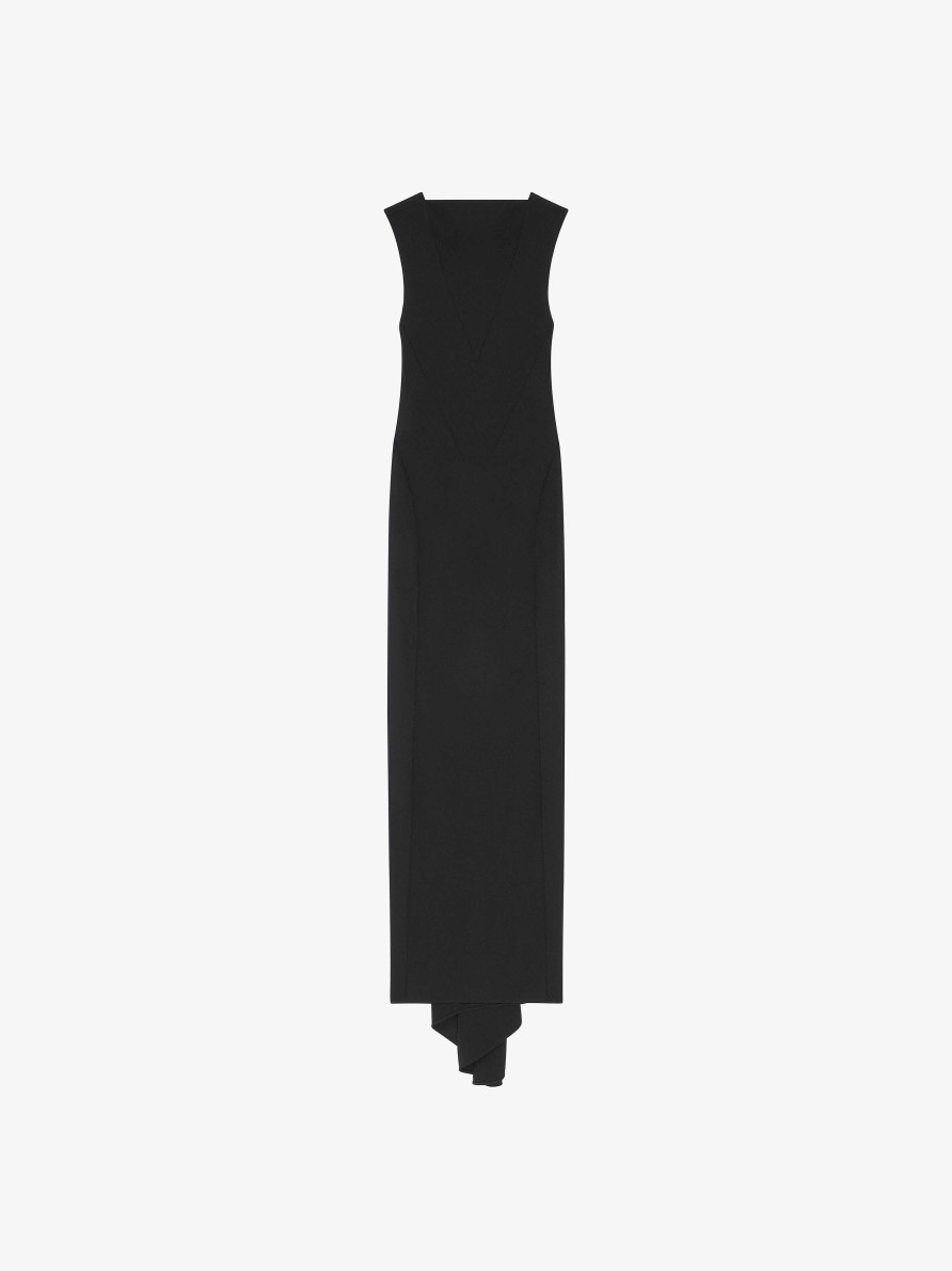 Women Givenchy Dresses | Evening Dress In Crepe Black