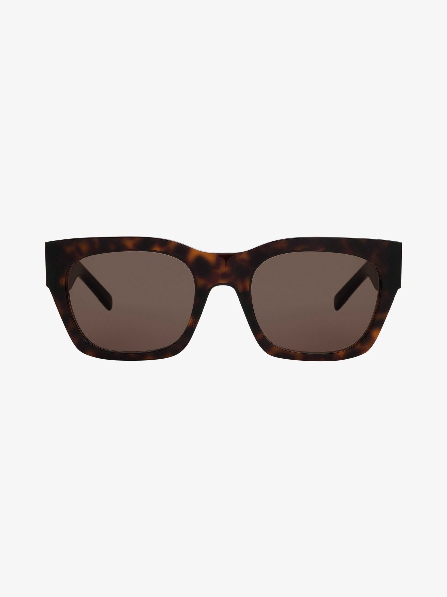 Men Givenchy Sunglasses | 4G Unisex Sunglasses In Acetate Dark Havanna