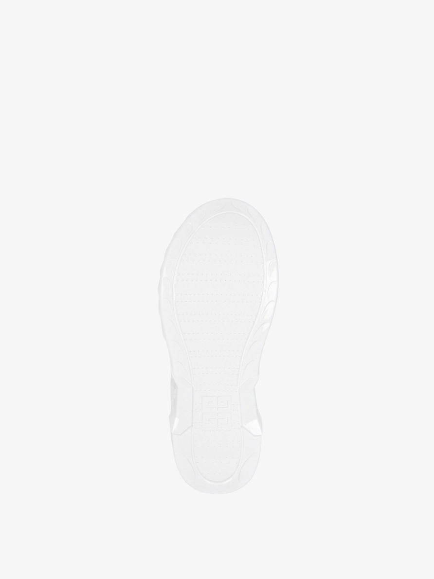 Women Givenchy Sneakers | Marshmallow Wedge Sneakers In Rubber And Knit White